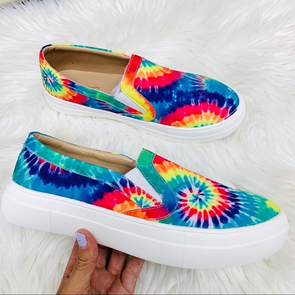 Rainbow tie dye sneaker - Picture 6 of 10
